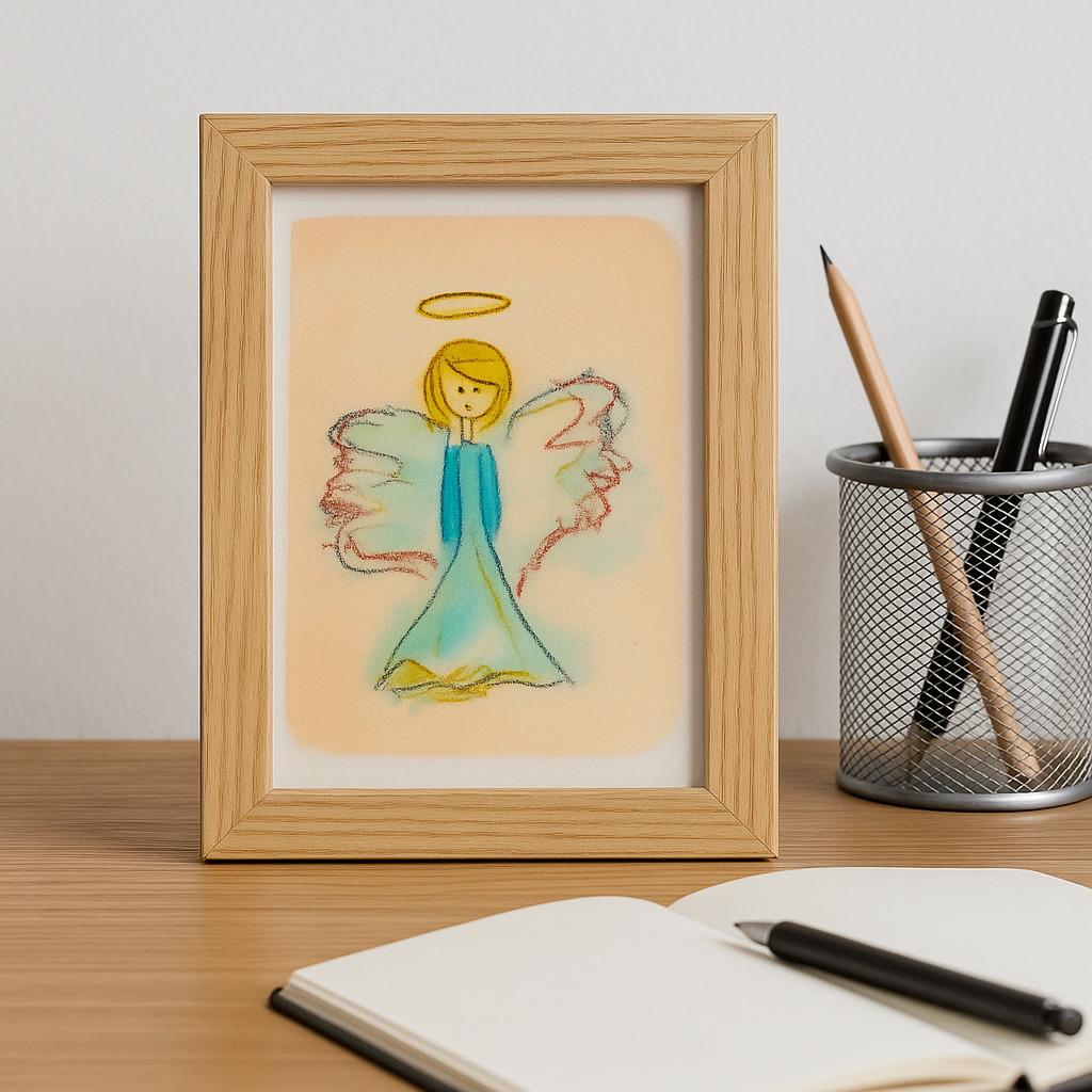 Engel mit leichtem Herzen